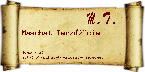 Maschat Tarzícia névjegykártya